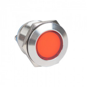 Лампа красная сигнальная S-Pro67 19 мм 24В EKF PROxima