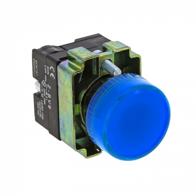 Лампа сигнальная BV66 синяя EKF PROxima