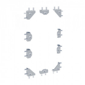 Комплект запасных аксессуаров для соединения каркасов и монтажа боковых и задних панелей EKF AVERES