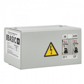 Ящик с понижающим трансформатором ЯТП 0 25кВА 220/36В EKF Basic Ящик с понижающим трансформатором ЯТП 0 25кВА 220/36В EKF Basic