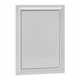 Люк ревизионный пластик с нажим замком 150х200 (ШхВ внутр ) EKF Basic