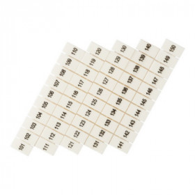 Маркеры для JXB-ST 1 5 с нумерацией 100-150 (100 шт ) EKF PROxima