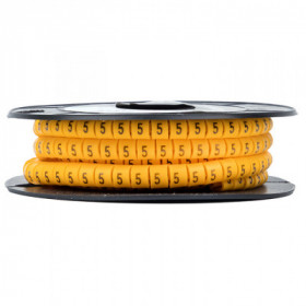 Маркер кабельный 4 0 мм2 "5" (500 шт ) (ЕС-2) EKF PROxima