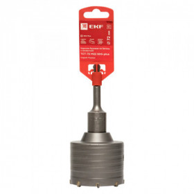 Коронка буровая по бетону с оснасткой TCT-72 М22 SDS-plus EKF Master