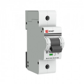 Автоматический выключатель 1P 100А (D) 15кА ВА 47-125 EKF PROxima
