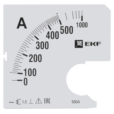 Шкала сменная для A961 500/5А-1 5 EKF PROxima