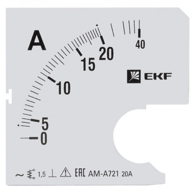 Шкала сменная для A721 20/5А-1 5 EKF PROxima