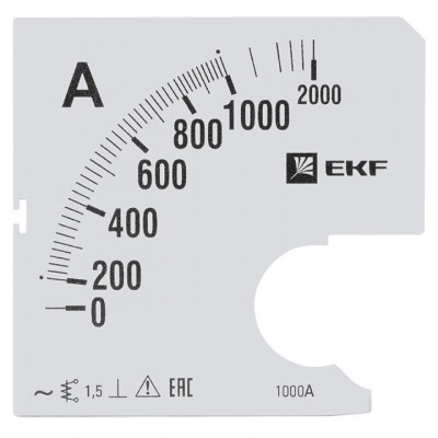 Шкала сменная для A961 1000/5А-1 5 EKF PROxima