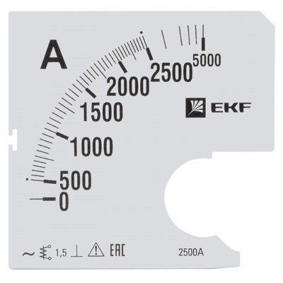 Шкала сменная для A961 2500/5А-1 5 EKF PROxima