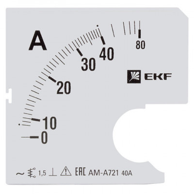 Шкала сменная для A721 40/5А-1 5 EKF PROxima