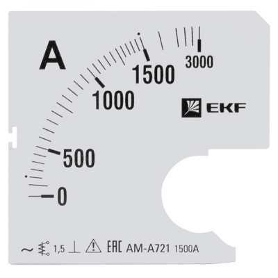 Шкала сменная для A721 1500/5А-1 5 EKF PROxima