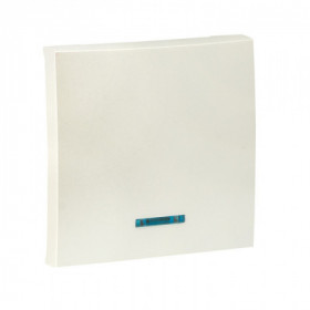 Валенсия лицевая панель выключателя 1-кл с индикатором 10А жемчуг EKF PROxima