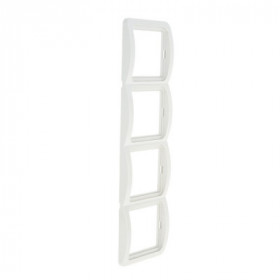 Лондон Рамка 4-местная вертикальная белая EKF PROxima