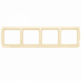 Лондон Рамка 4-местная горизонтальная бежевая EKF PROxima
