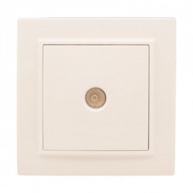 Розетка TV 1-мест СП бежевый 75Ом 5-862МГц Минск EKF