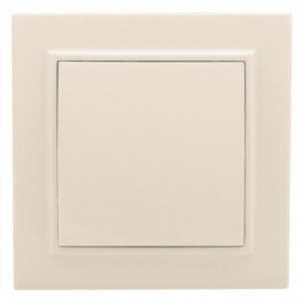 Выключатель 1-кл СП проходной 10А бежевый Минск EKF