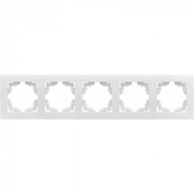 Валенсия рамка 5-местная белая EKF PROxima