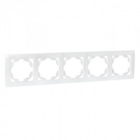 Валенсия Рамка 5-местная жемчуг EKF