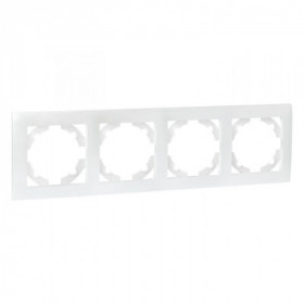 Валенсия Рамка 4-местная жемчуг EKF