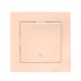 Валенсия выключатель 1-кл 10А кремовый проходной EKF PROxima