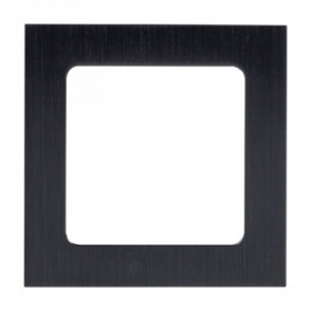 Стокгольм Рамка 1-местная металлическая черная EKF PROxima