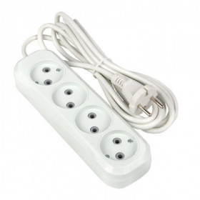 Удлинитель "Эксперт" 4 гнезда 3 метра 10А/2 2кВт без заземления ПВС 2х0 75 EKF PROxima