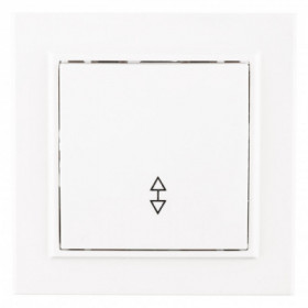 Минск Выключатель 1-клавишный СП проходной 10А белый EKF Basic