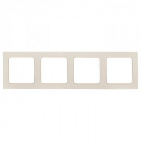 Стокгольм Рамка 4-местная белая EKF PROxima