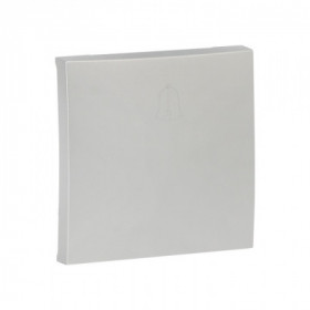 Валенсия лицевая панель кнопки звонка 10А сталь EKF PROxima