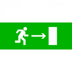Пиктограмма "Направление направо" 320х120мм (для EXIT SAFEWAY-40) EKF