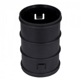 Муфта быстросъемная для двустенных труб d63 мм черная EKF-Plast