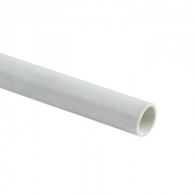 Труба гладкая ПВХ жесткая d20 мм (2 м) (50 м/уп) белая EKF-Plast
