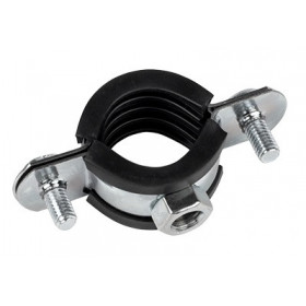 Хомут стальной 1 1/2" (47-52 мм) с уплотнителем EKF