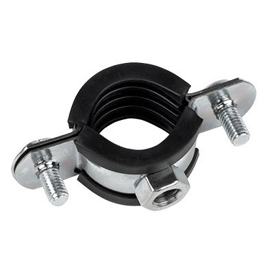 Хомут стальной 1 1/2" (47-52 мм) с уплотнителем EKF