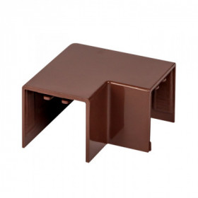 Поворот 90 гр (25х25) (4 шт) темное дерево EKF-Plast