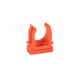 Крепеж-клипса d16 мм (10 шт) оранжевая EKF-Plast