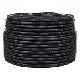 Труба гофр ПНД тяжелая с протяжкой d16 мм (100 м) черная EKF-Plast