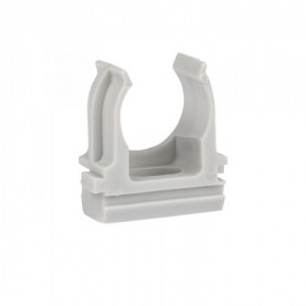 Крепеж-клипса d20 мм (10 шт) серая EKF-Plast