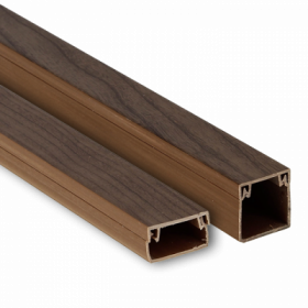 Канал кабельный (60х60) (24 м) темное дерево EKF-Plast