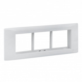 Рамка+суппорт 6 модулей (3 поста) для парапетного кабельного канала EKF C-Line