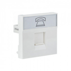 Розетка RJ11 2 модуля EKF