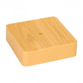 Коробка разветвительная KMP-030-032 (100х100х28) светлое дерево EKF PROxima