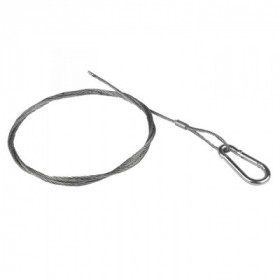 Трос стальной с карабином L 10 М (2 мм) EKF