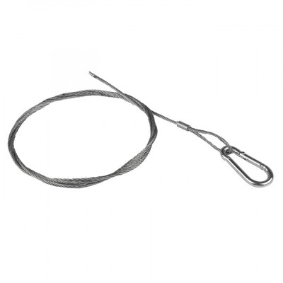 Трос стальной с карабином L 10 М (2 мм) EKF