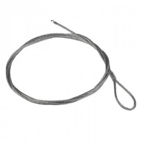 Трос стальной с петлей L 10 М (2 мм) EKF