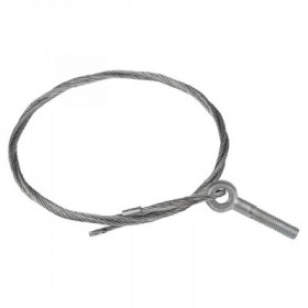 Трос стальной с рым-болтом М6 L 10 М (2 мм) EKF
