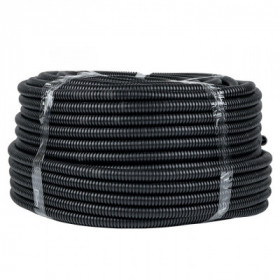 Труба гофр ПНД с протяжкой d25 мм (75 м) черная EKF-Plast