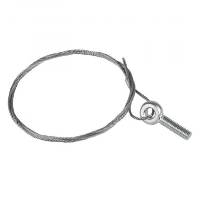 Трос стальной с рым-болтом М8 L 10 М (2 мм) EKF