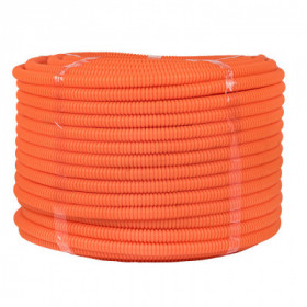 Труба гофр ПНД с протяжкой d16 мм (100 м) оранжевая EKF-Plast