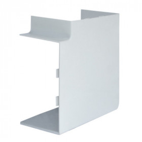Угол плоский L-образный (40x25) белый EKF-Plast